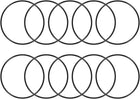 Nitrile Rubber O-Rings 110mm OD 105.2mm ID 2.4mm Width, Metric Sealing Gasket, Pack of 10