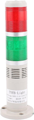 DC 24V Red Green LED Industrial Signal Tower Buzzer Stack Light