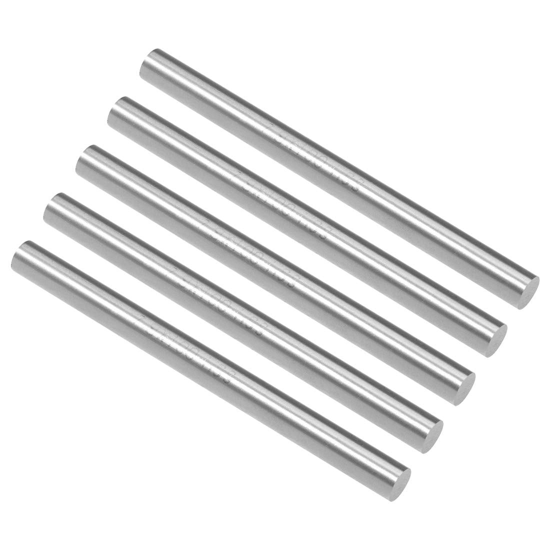 Round Steel Rod, 7.9mm HSS Lathe Bar Stock Tool 100mm Long, for Shaft Gear Drill Lathes Boring Machine Turning Miniature Axle, Cylindrical Pin DIY Craft Tool, 5pcs