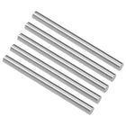 Round Steel Rod, 7.9mm HSS Lathe Bar Stock Tool 100mm Long, for Shaft Gear Drill Lathes Boring Machine Turning Miniature Axle, Cylindrical Pin DIY Craft Tool, 5pcs