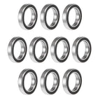 6803-2RS Deep Groove Ball Bearings 17mm x 26mm x 5mm Double Sealed Chrome Steel P6(ABEC3) 10pcs