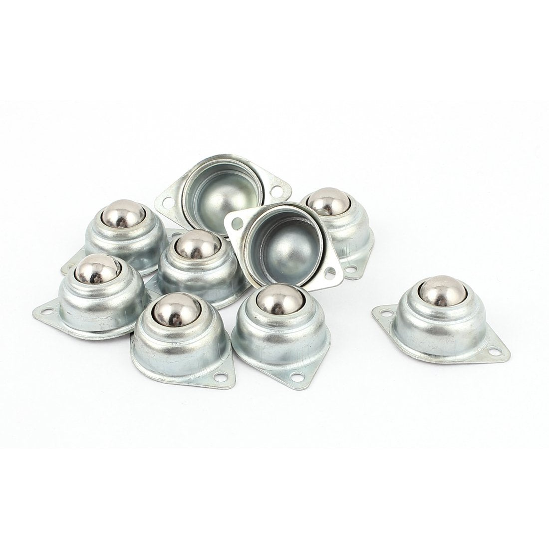 9 Pcs Flange Mounted Ball Transfer Bearing Unit Conveyor Roller Wheels