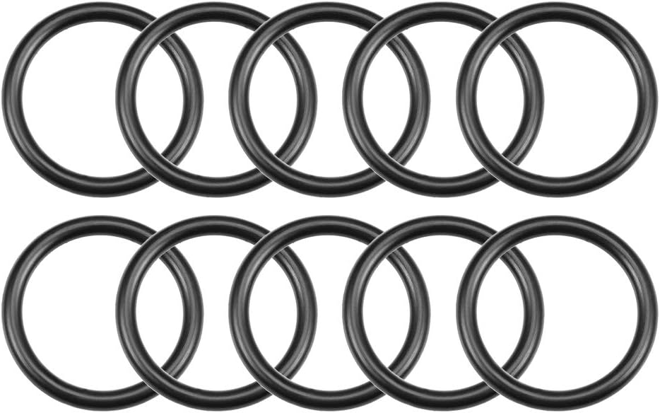 Nitrile Rubber O-Rings 23mm OD 18mm ID 2.5mm Width, Metric Nitrile Rubber Sealing Gasket for Automotive Machine Plumbing, Pack of 10