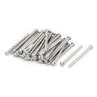 M4x60mm 304 Stainless Steel Button Head Hex Socket Cap Screws Bolts 55pcs