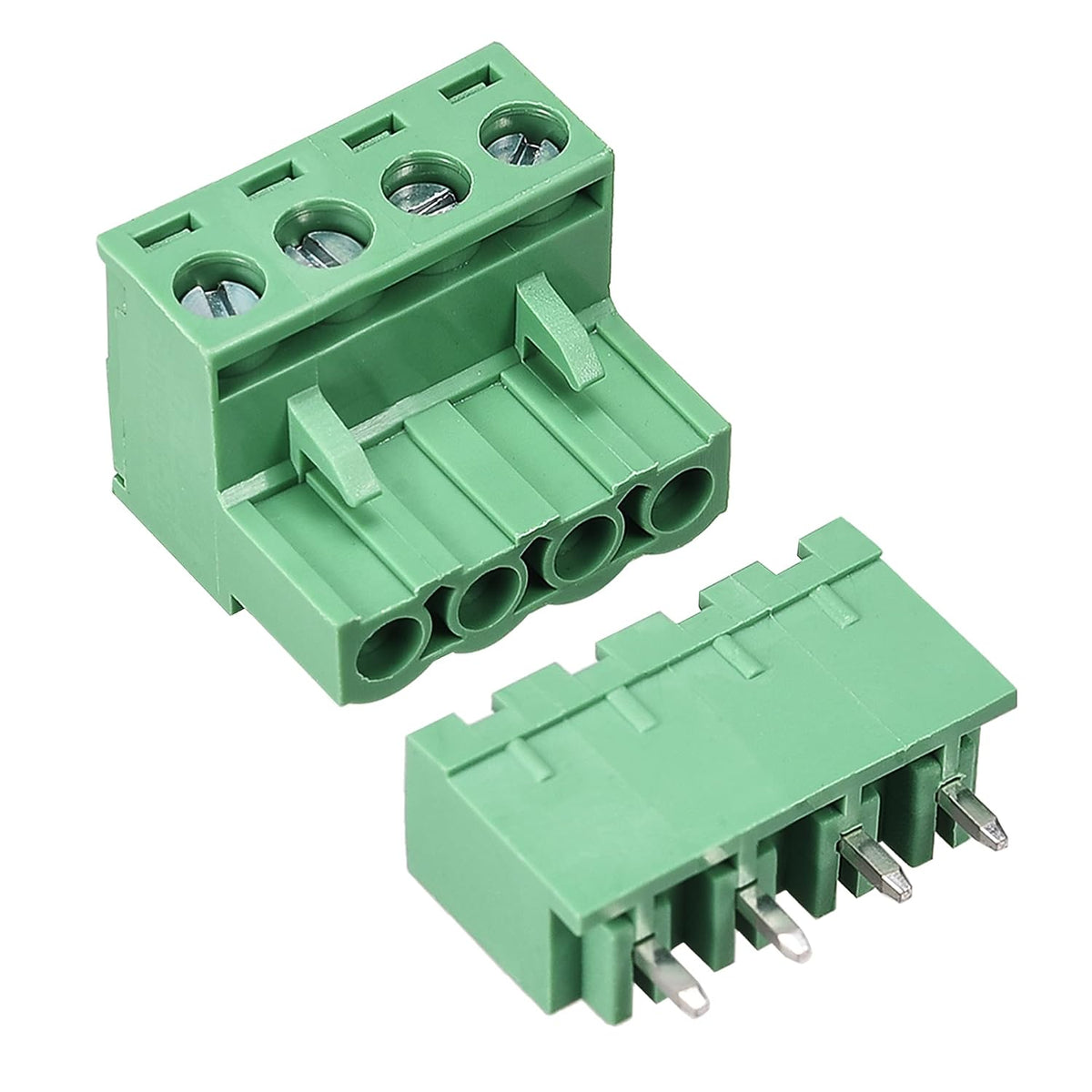 4 Pin 5.08mm Pitch Male Female PCB Screw Terminal Block 5 Sets