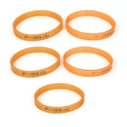5 Pcs 10mm Width Electric Planer Drive Belt Apricot