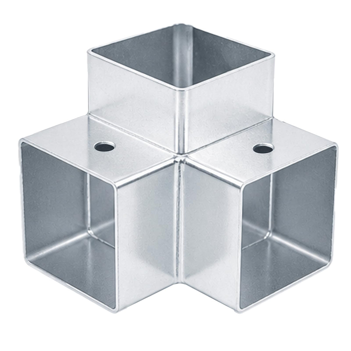 LinkMejor 4 Pack 2'' Tubo Quadrato Connettore, Collare Strutturale a 3 Vie