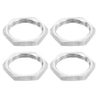 G1-1/2 Pipe Fitting Hex Thin Lock Nut, Locknut Female Fastening for Plumbing, 304 Stainless Steel 4Pcs