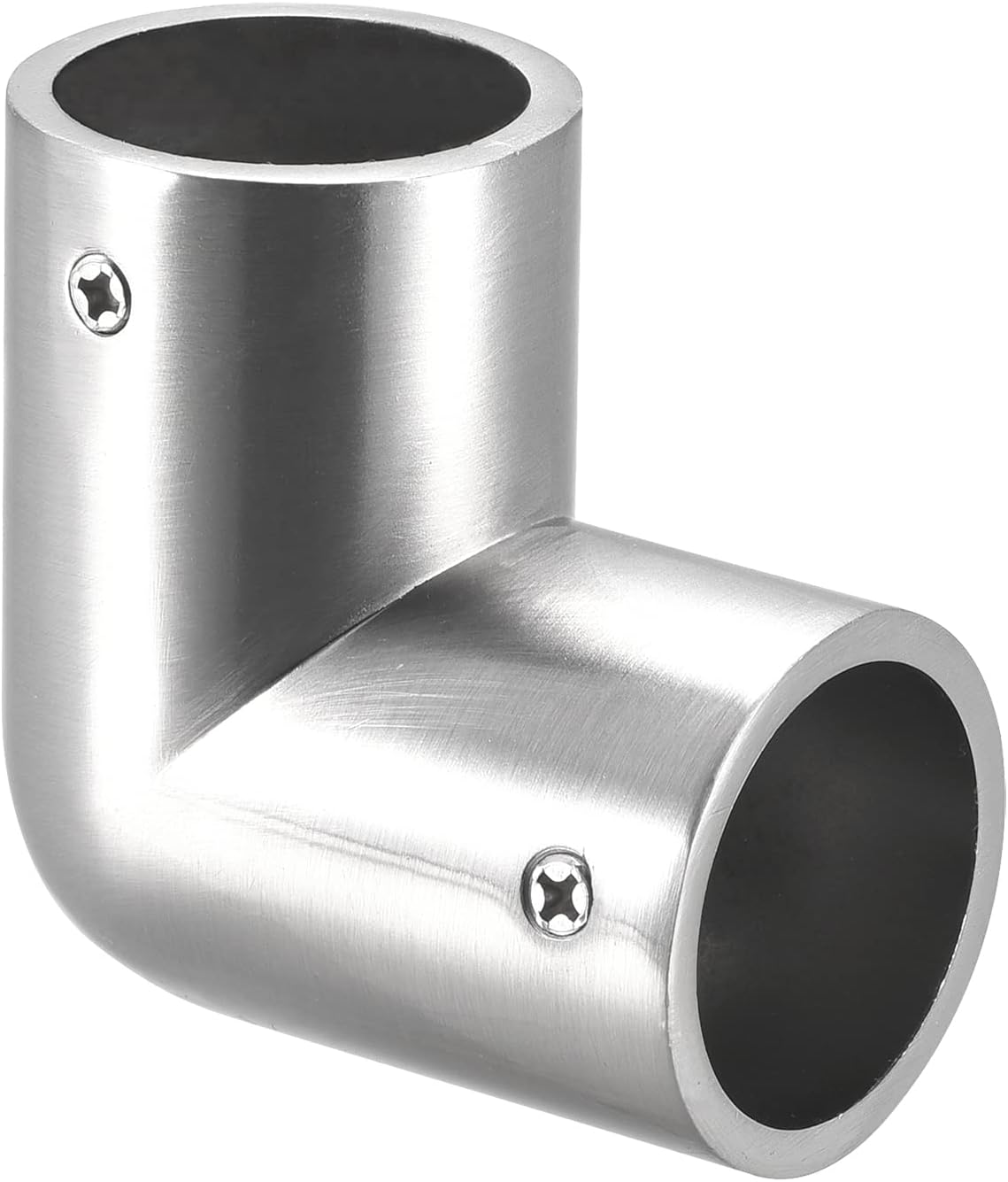 Rail Elbow Fitting 90 Degree 2-Way Zinc Alloy Pipe Connector for 25mm/1" OD
