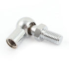 Rod End Ball Bearing with Stud, Right-Hand Female Thread M8x1.25mm and Right-Hand Male Thread M8x1.25mm, L-Shape Ball Socket Endfitting