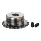 ISO/DIN 06B-1 Roller Chain Sprocket B Type 15mm Bore, 3/8" Pitch, A3-Steel Single Strand Roller Sprocket Hardened 20 Tooth