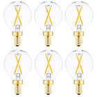 LinkMejor E12 Globelampe LED 25 Watt Tilsvarende Runde Kandelaber Lyspærer