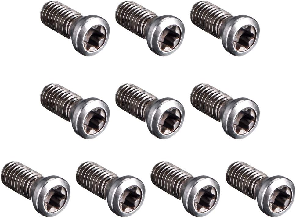 M4.5x11mm Torx Screws for Replaces Carbide Insert CNC Lathe Tool 12.9 Grade Alloy Steel 10pcs
