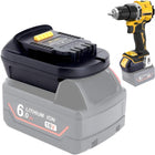 LinkMejor ML18DL Akku-Adapter-Wandler Kompatibel mit De-Walt 20V Werkzeugen