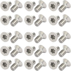 M5x10mm 304 Stainless Steel Fully Thread Flat Head Torx Screws Fasteners 30pcs