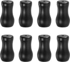 8Pcs Kabelknopper, 30mm Vinduesgardin Tassler Plastik Trækord Tassel Dropper Træk Endesmykke til Vinduesgardiner Skygge Gardin, Sort