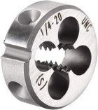1/4-20 UNC Round Die, Machine Thread Right Hand Threading Die, Alloy Tool Steel Screw Thread Cutting Die