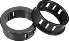 30pcs 30mm Mounted Dia Cable Hose Snap Bushing Grommet Protector Black