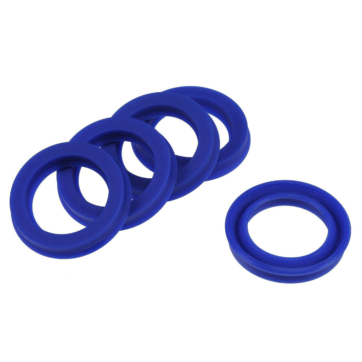 UHS Radial Shaft Seal 20mm ID x 28mm OD x 5mm Width PU Oil Seal, Blue Pack of 5