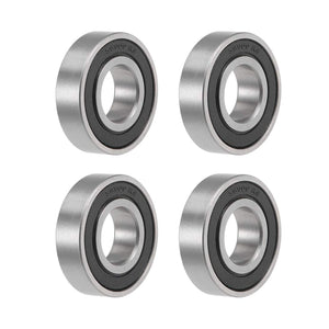Deep Groove Ball Bearings 10mm x 22mm x 6mm Double Sealed Stainless Steel 4pcs