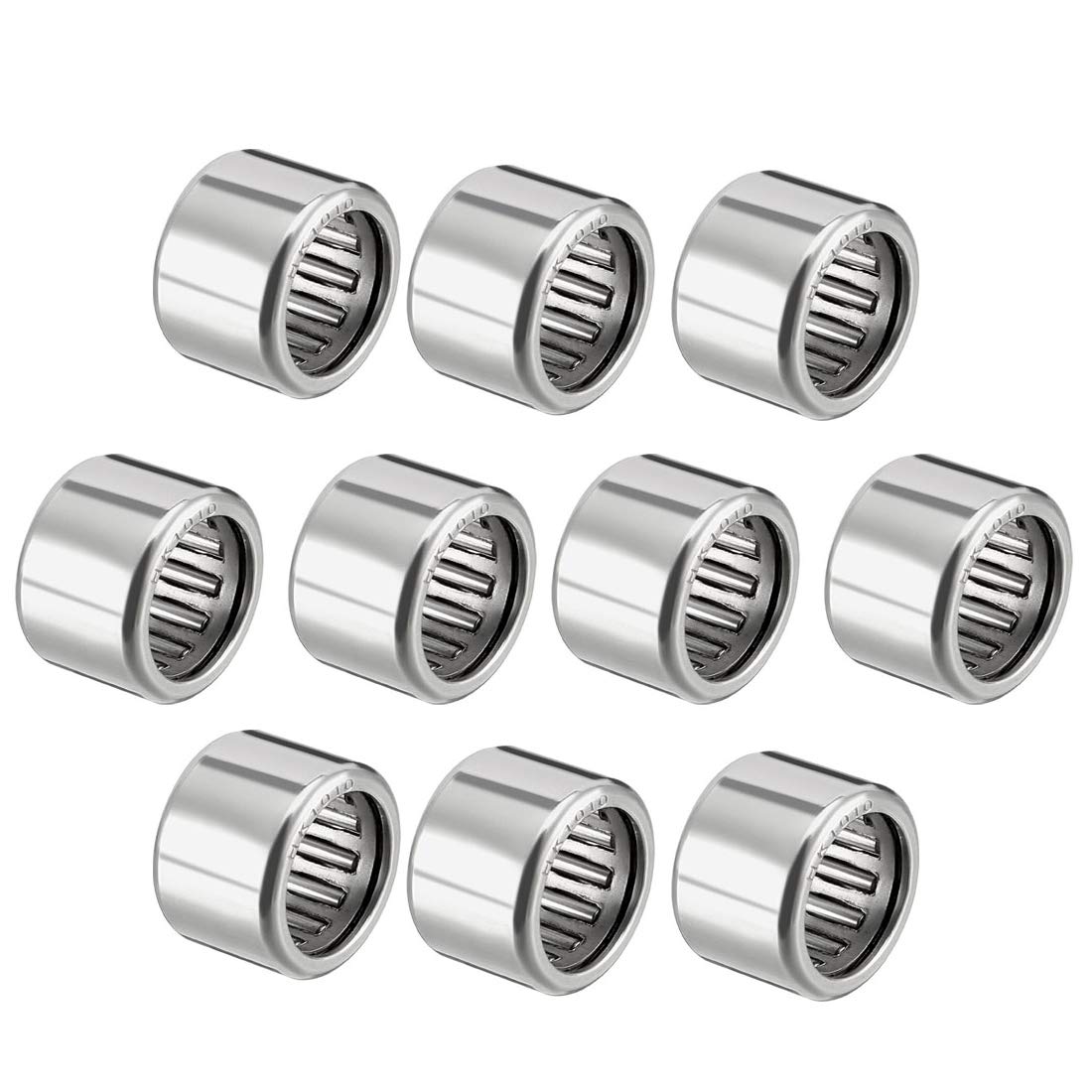HK1010 Drawn Cup Needle Roller Bearings, Open End, 10mm Bore Dia, 14mm OD, 10mm Width (Pack of 10)