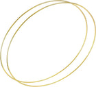 Metal Craft Hoops Rings 300mm(11.8") OD for DIY Wreaths, Macrame Projects 2pcs