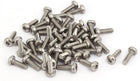 M2.5x8mm 304 Stainless Steel Pan Head Torx Socket Cap Machine Screw 50pcs