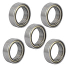 MR117ZZ 7mmx11mmx3mm Double Shielded Deep Groove Radial Ball Bearing 5pcs