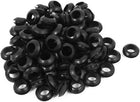 Rubber Armature Bar Electric Cable Protector Wiring Grommets 10mm Inner Diameter 89pcs Black