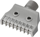 Flat Nozzle G1/4 Male Thread ABS Air Blow Off Mini Flat Jet Nozzle Gray