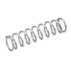 Compression Spring,304 Stainless Steel,9mm OD,1mm Wire Size,9mm Compressed Length,35mm Free Length,31.4N Load Capacity, Silver Tone,10pcs