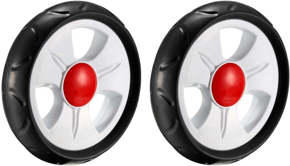 Plastic Swivel Pulley Wheel 134mm/5.27inch Dia Single Wheel 6mm Mounting Hole Dia, 2pcs