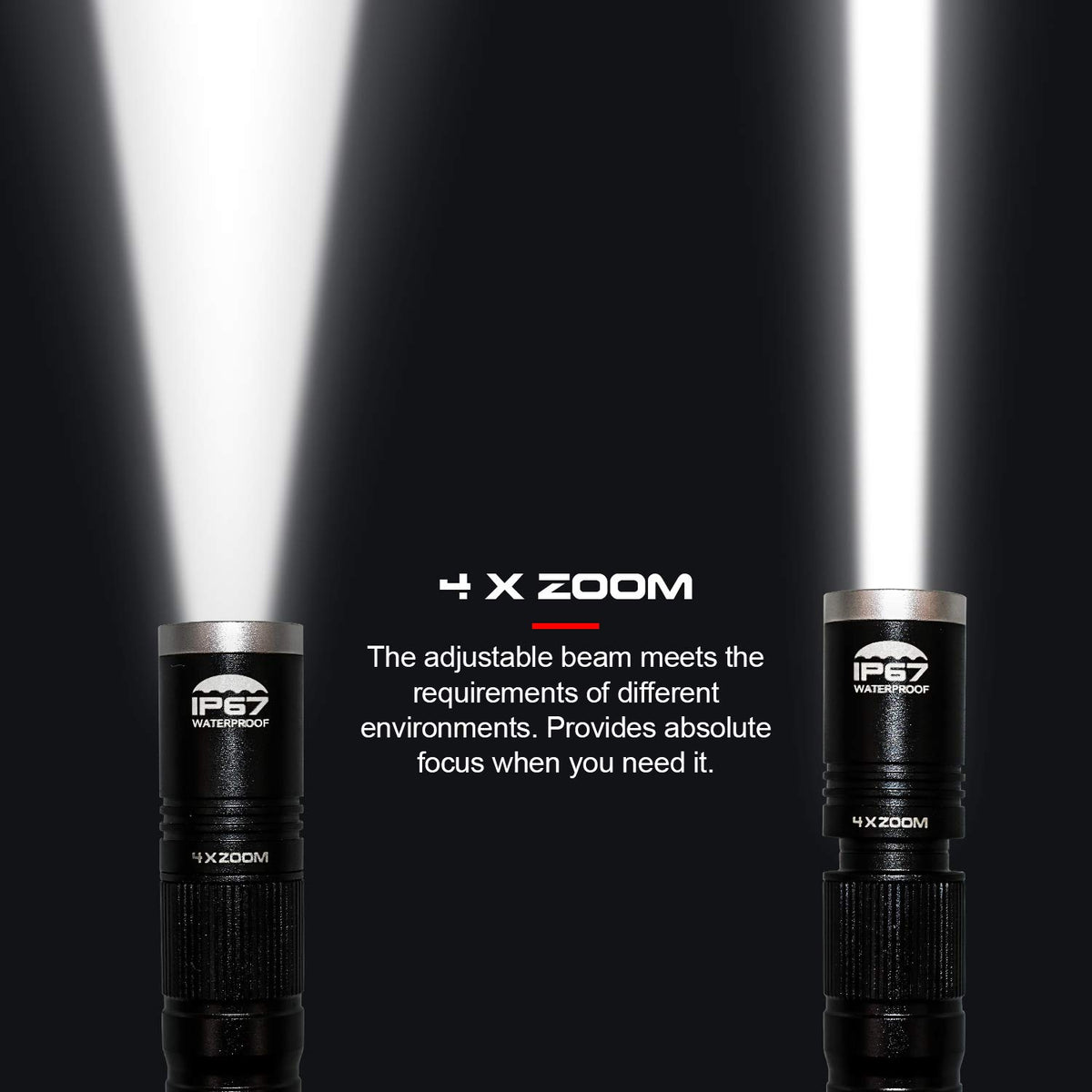 LinkMejor wiederaufladbarer LED Taschenlampe Stift Taschenlampe, IP67 wasserdicht EDC