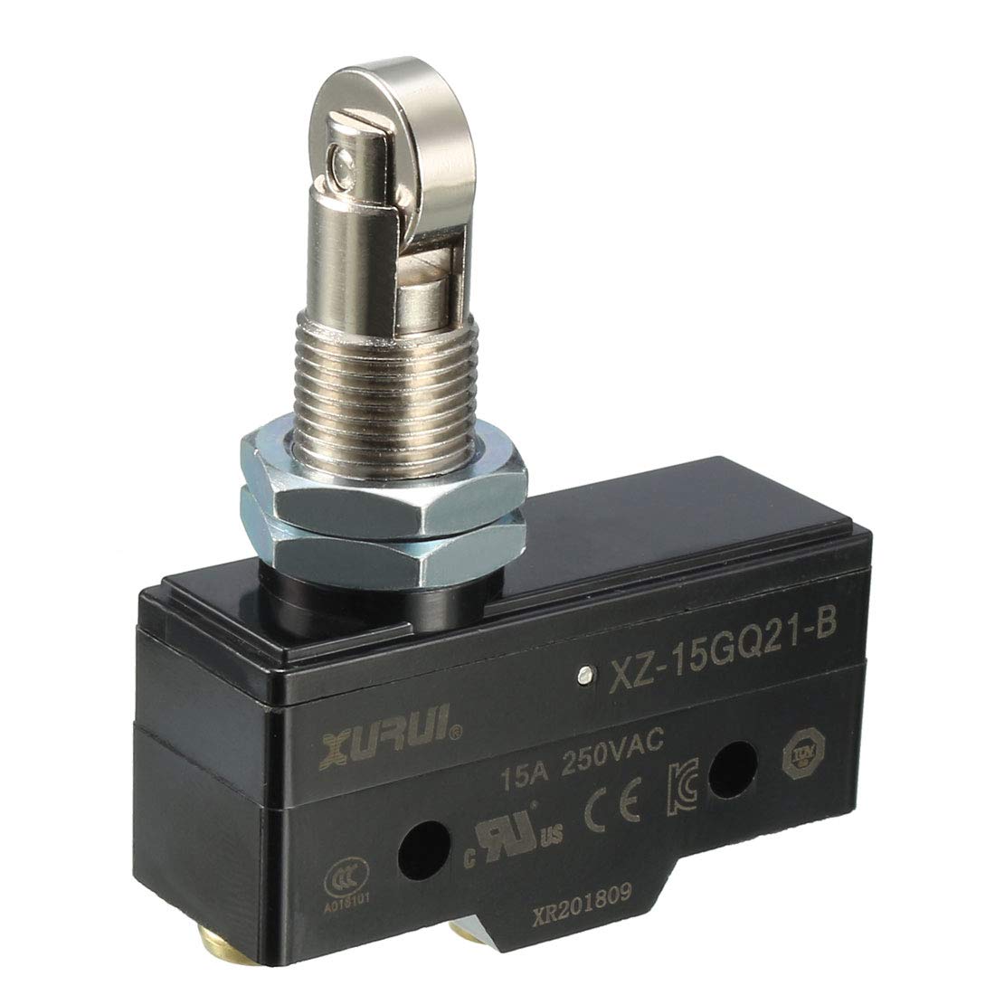 XZ-15GQ21-B SPDT NO+NC Panel Mount Roller Plunger Type Micro Limit Switches with Screw Terminals