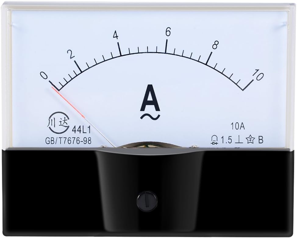 AC 0-10A Analog Panel Ammeter Gauge Ampere Current Meter 44L1 1.5 Marja de eroare