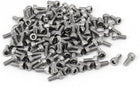 M2.5 x 6mm Thread 304 Stainless Steel Hex Socket Head Cap Screw DIN912 120pcs