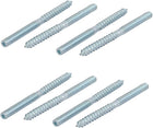 M6x80mm Carbon Steel Zinc Plated Torx Head Self-Tapping Hanger Bolt 8pcs