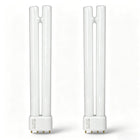 2 ซอง แทนที่แท้ง PL18-B 18W ไฟแท้งท่อสีที่สอดคล้องกับ OttLite ประเภท B