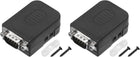 2pcs D-sub DB9 Breakout Board Connector 9-pin Male RS232 Serial Adapter Solderless Terminal Block for CNC Controller Motor Computer