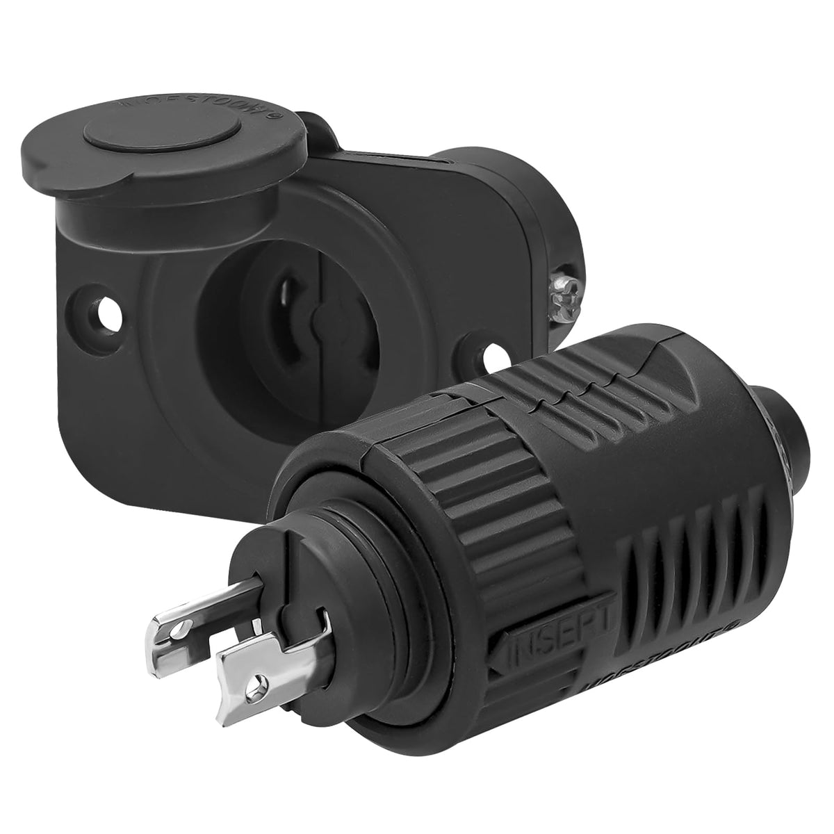 40A 12VBRS2 Conector e Receptáculo de Motor de Arrasto, 2 Fios, 12V-36V