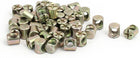 M6 x 10mm Cross Dowel Slotted Bucket Nuts 50PCS for Furniture Bed Chair