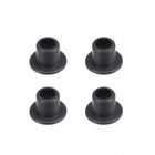 Flanged Sleeve Bearings 3mm Bore 4.6mm OD 5mm Length POM Wrapped Oilless Bushings Black 4pcs