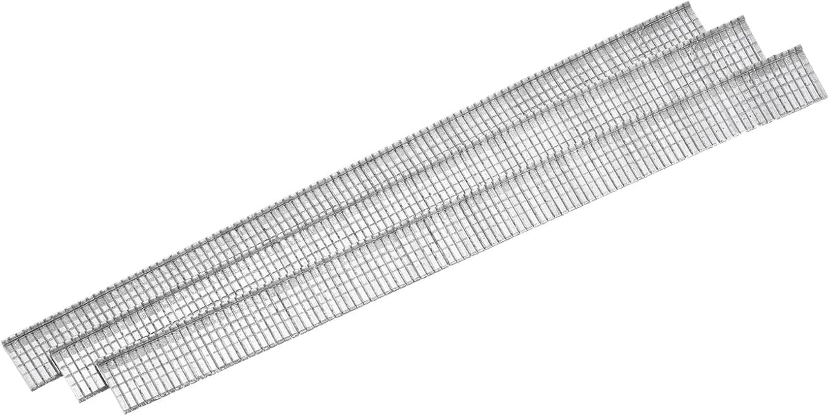 2000Pcs 18 Gauge Brad Nails, 3/8" Length Straight Finish Nails, Galvanized Carbon Steel Nails for Woodworking Construction, Silver Blue
