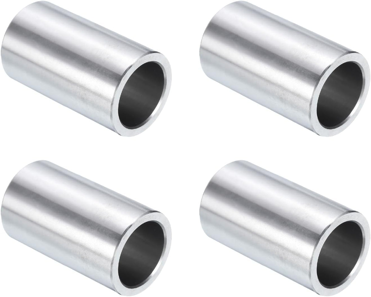 4pcs Edelstahl-Spacer 3/4" Loch x 1" OD x 1-1/2" Länge Schrauben-Ständerbuchse flaches Finish runde Metall-Spacer für 3/4 Schrauben, Bolzen und Stäbe