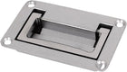 Dörrlåda 95mm x 60mm insatt platt rullande draghandtag