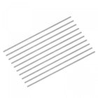 Round Steel Rod, 1mm HSS 63-65 HRC Lathe Bar Stock Tool 60mm Long for Shaft Gear Drill Lathes Boring Machine Turning Miniature Axle 10Pcs
