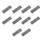 Compression Spring - 1.2mm Wire Dia, 10mm OD, 35mm Free Length Spring Steel Extension Spring,Black,10Pcs