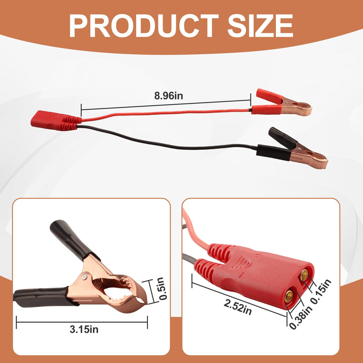 PPTK0025 Alicate de Batería Clip de Cable Conjunto para Modelos Power Probe 3/3S/3Ez