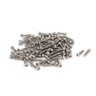 100 Pcs M2.6x12mm Stainless Steel Hex Socket Cap Head Self Tapping Screws
