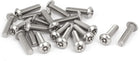 M5x20mm 304 Stainless Steel Button Head Torx Security Tamper Proof Screws 20pcs